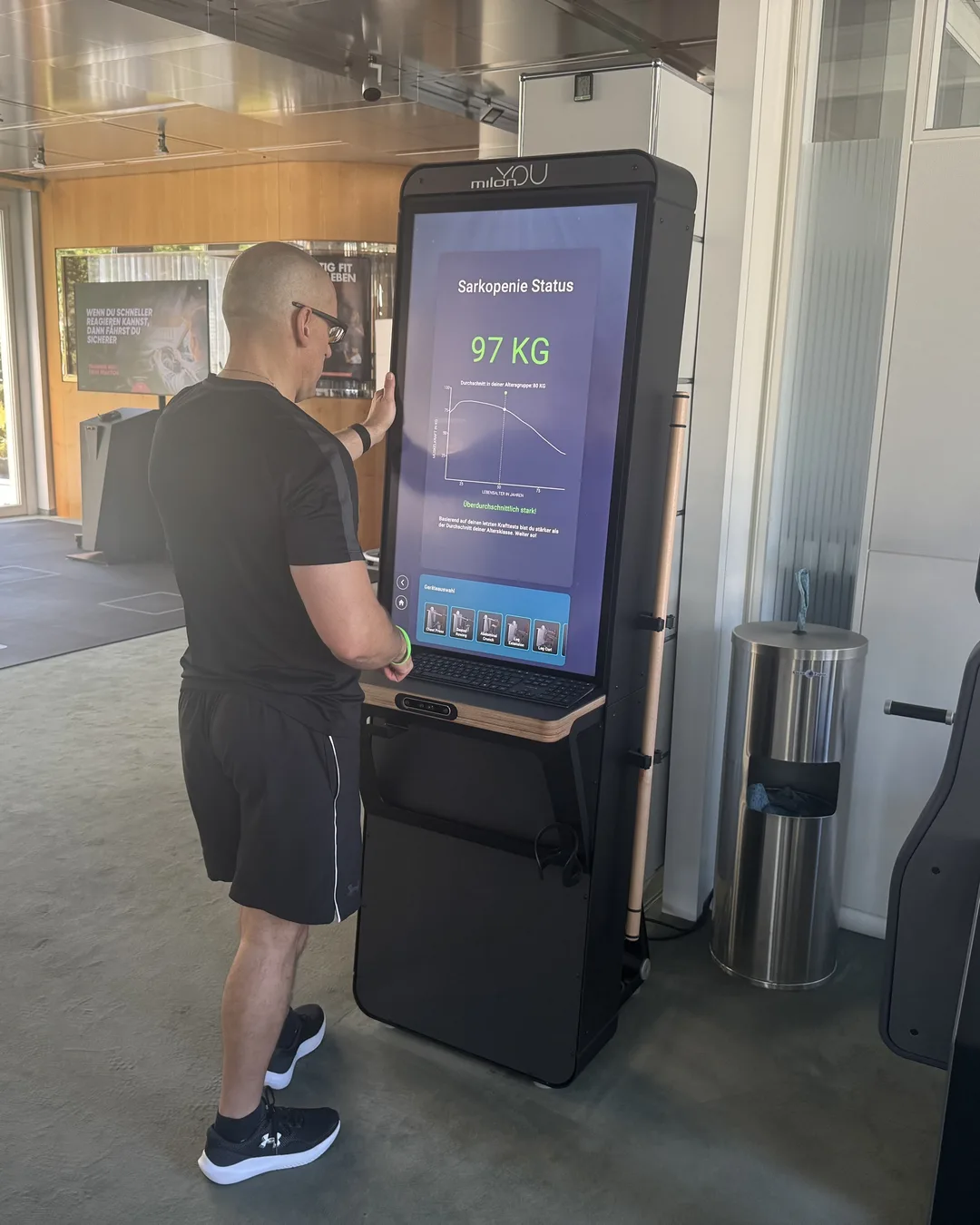 Balance-Analyse am milon YOU Terminal im ONE/1 in Baierbrunn